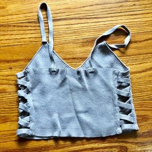 Forever 21 beige crop top